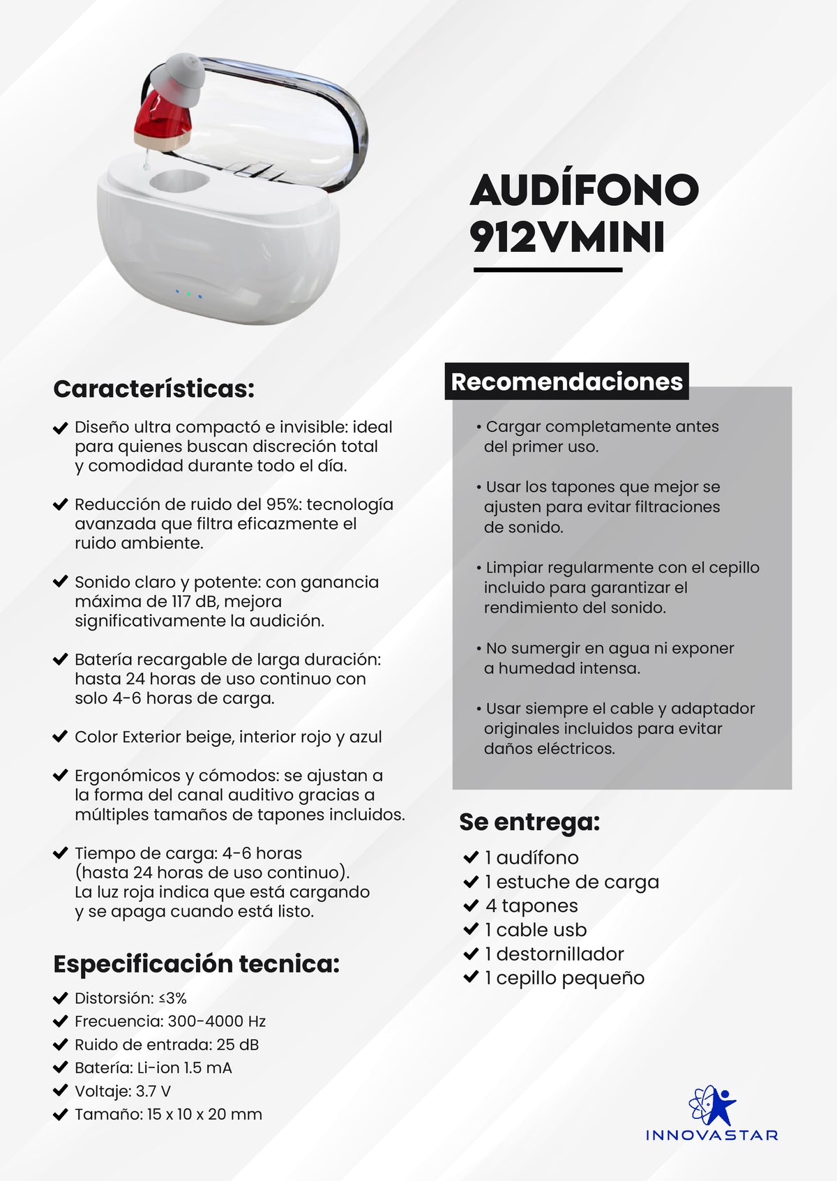 AUDÍFONO 912VMINI
