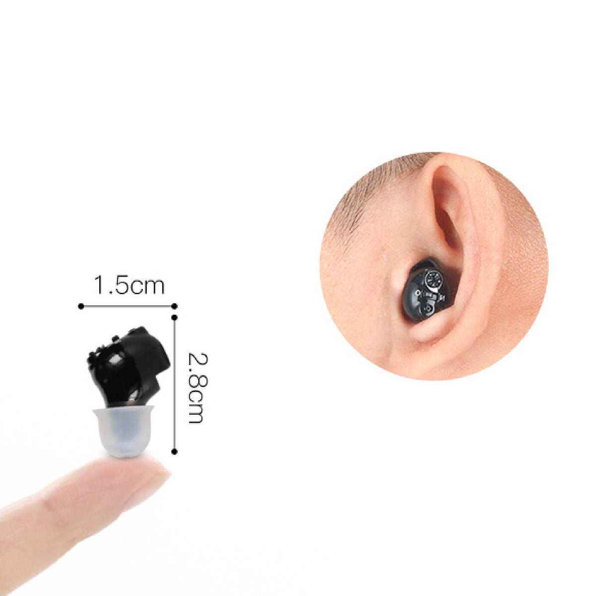 Audífono Invisible Bluetooth Recargable IN903BT