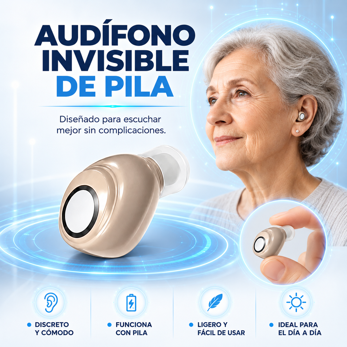 Invisible recargable Touch