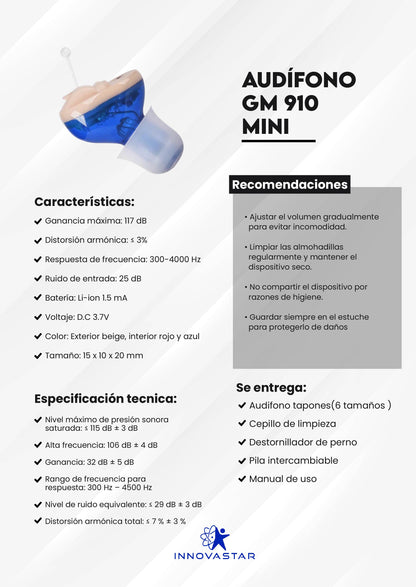 Audífono GM910 Mini